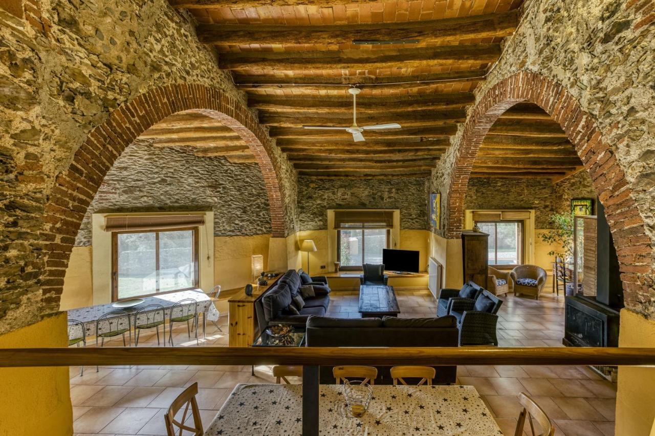 Rural Mas Hortus Villa Girona Exteriör bild